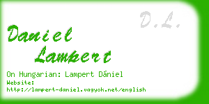 daniel lampert business card